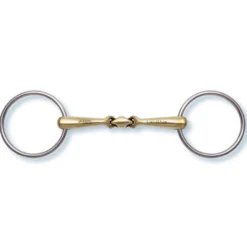 Wassertrense Quick Contact, doppelt gebrochen, Sweet Copper, Gebiss