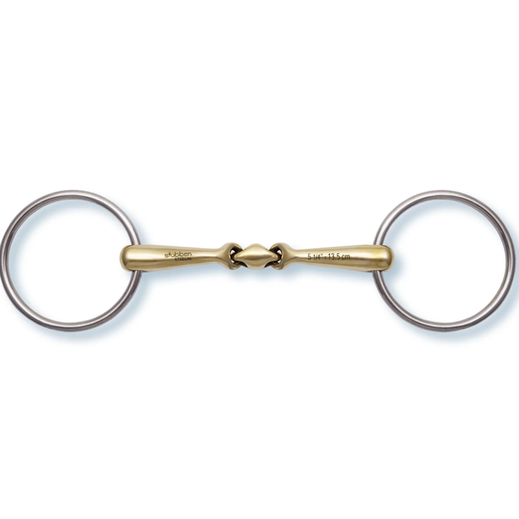 Wassertrense Quick Contact, doppelt gebrochen, Sweet Copper, Gebiss