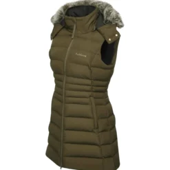Weste Damen Harper Longline HW24, Steppweste, Langweste