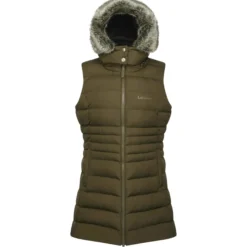 Weste Damen Harper Longline HW24, Steppweste, Langweste